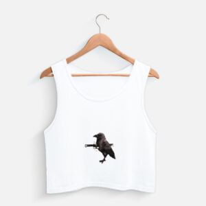 Raven Scroll Crop Top