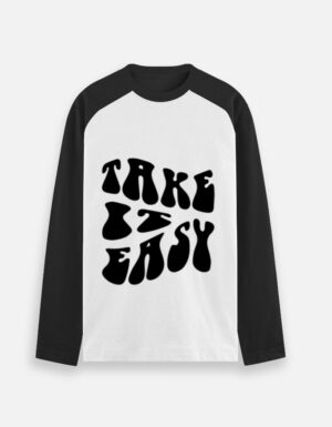 Take It Easy Raglan Tee – Retro Flow Edition