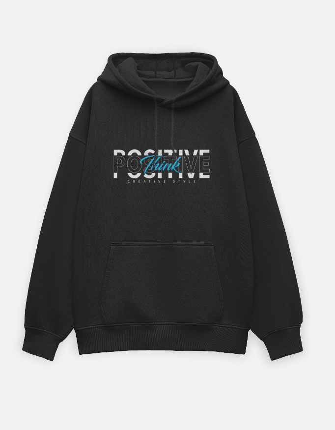 Positive Think Creative Hoodie - Image 2