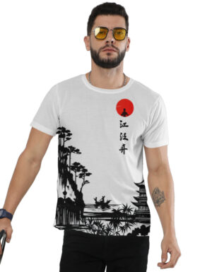 Zen Horizon Japanese Art T-Shirt