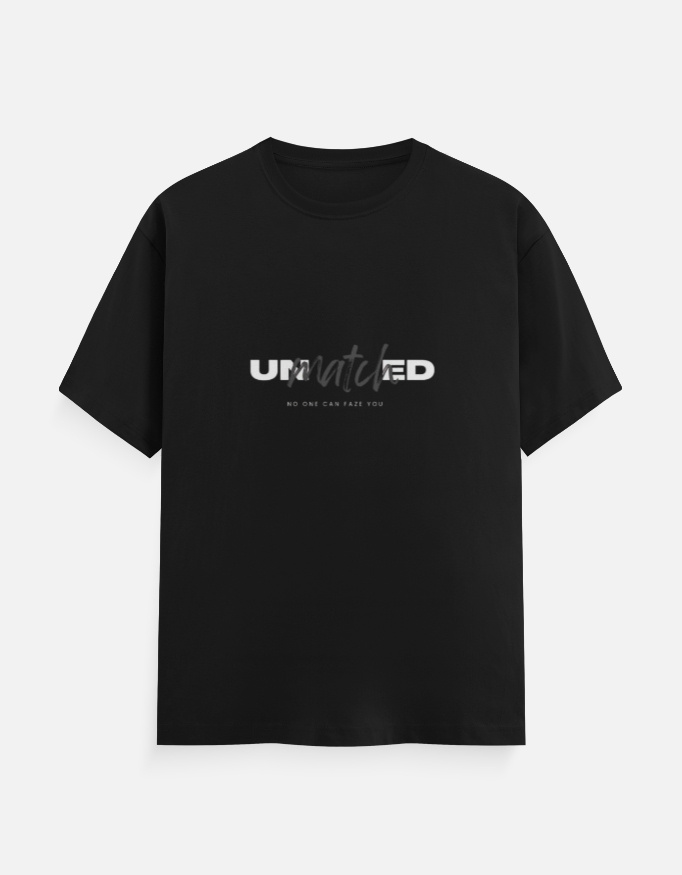 UNMATCHED – Minimal Statement T-Shirt - Image 2