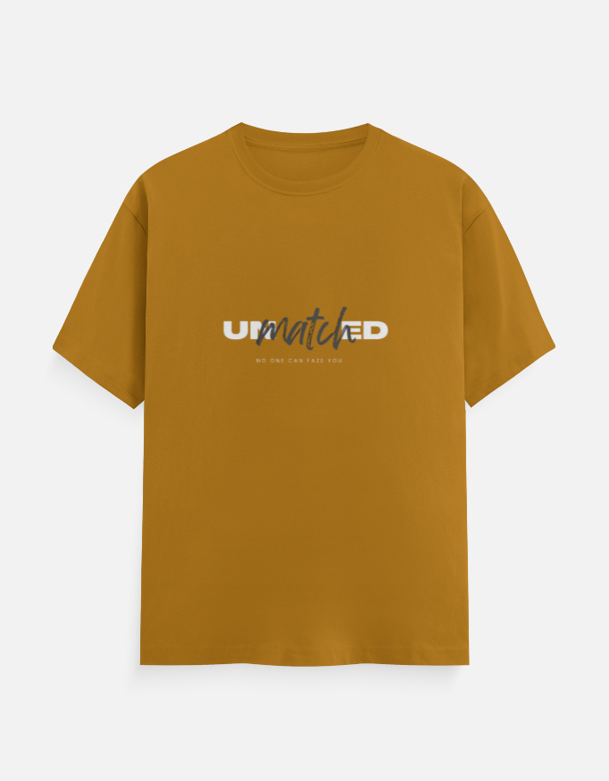 UNMATCHED – Minimal Statement T-Shirt