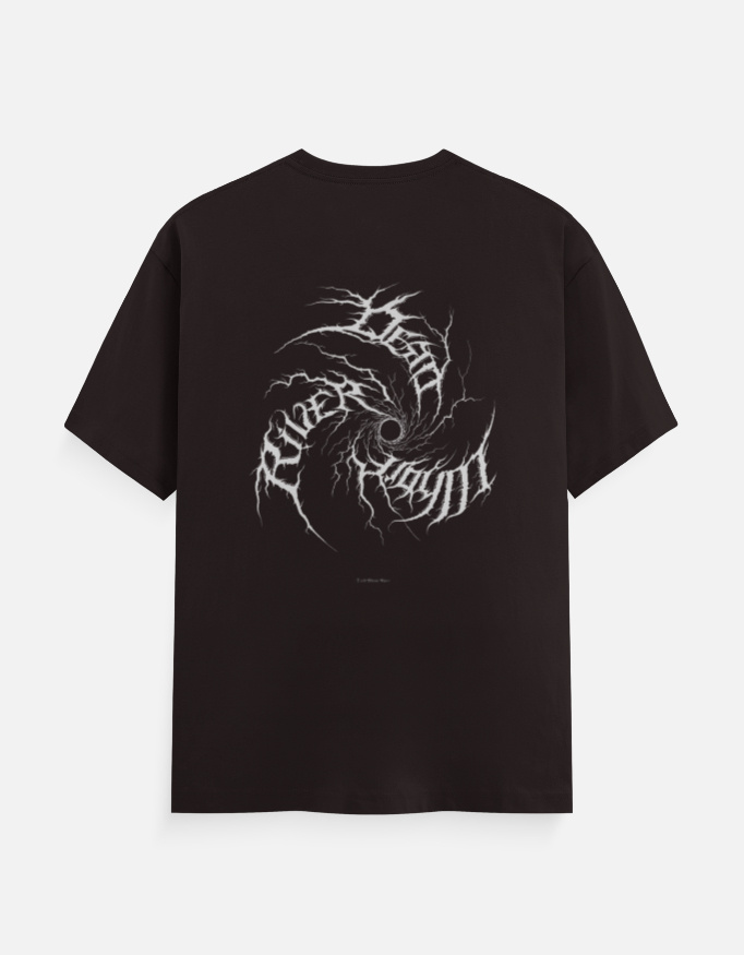 Chaos Spiral Gothic Graphic T-Shirt - Image 9