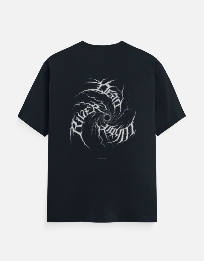 Chaos Spiral Gothic Graphic T-Shirt - Image 4