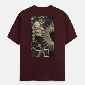 CELESTIAL BALANCE – Cosmic Sun & Moon Graphic T-Shirt