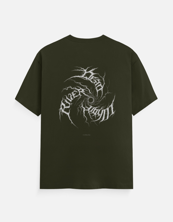 Chaos Spiral Gothic Graphic T-Shirt - Image 14