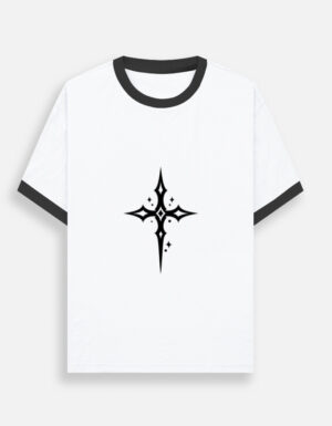 Celestial Cross Ringer T-Shirt